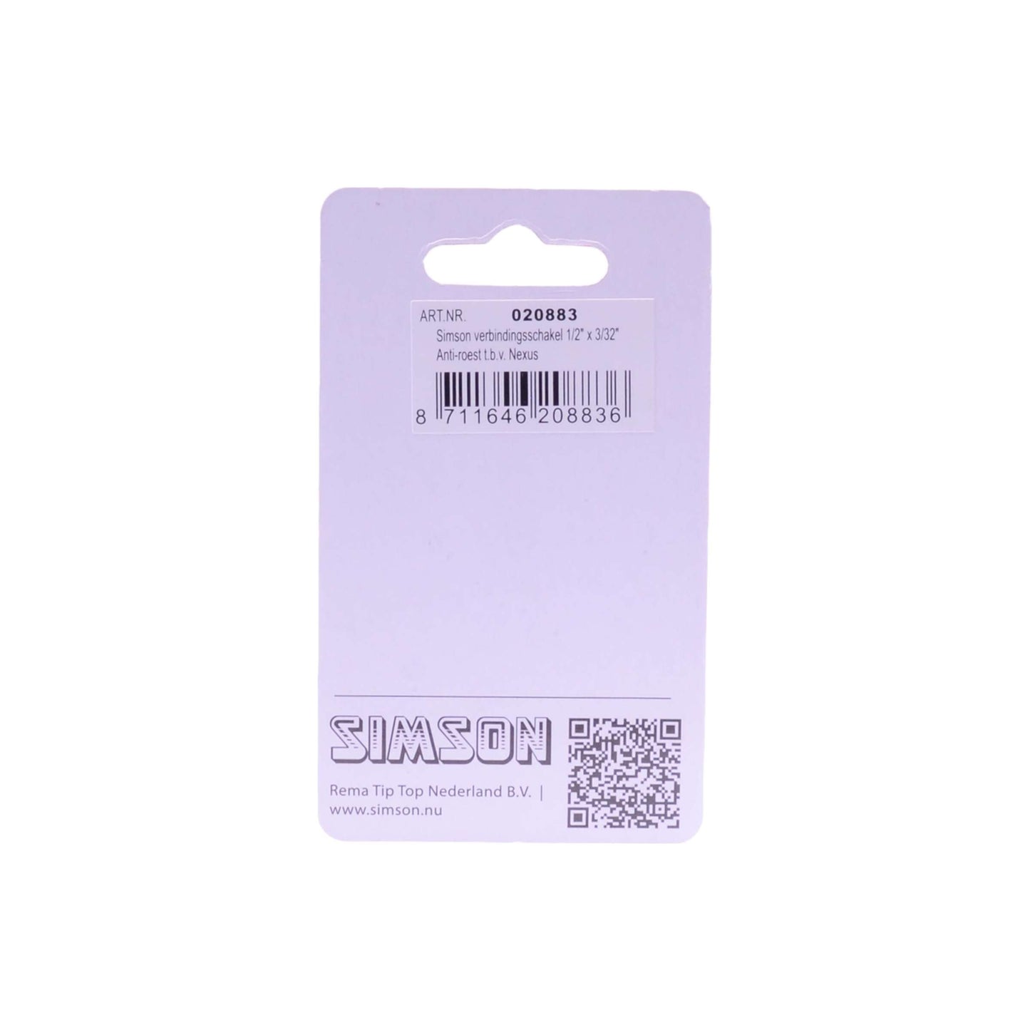 Verbo della catena per biciclette Simson Nexus. Anti-russo 1 2 x3 32