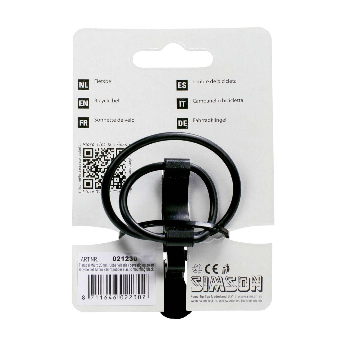 Bicicleta Bell Micro 23 mm de cobre negro