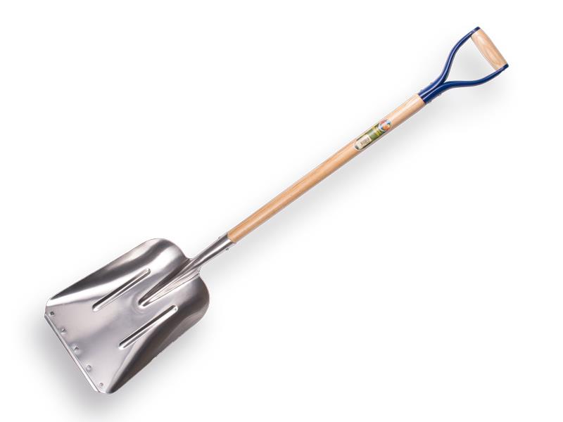 Pala para grano Atlas modelo sueco aluminio con listón y mango YD 95cm lacado