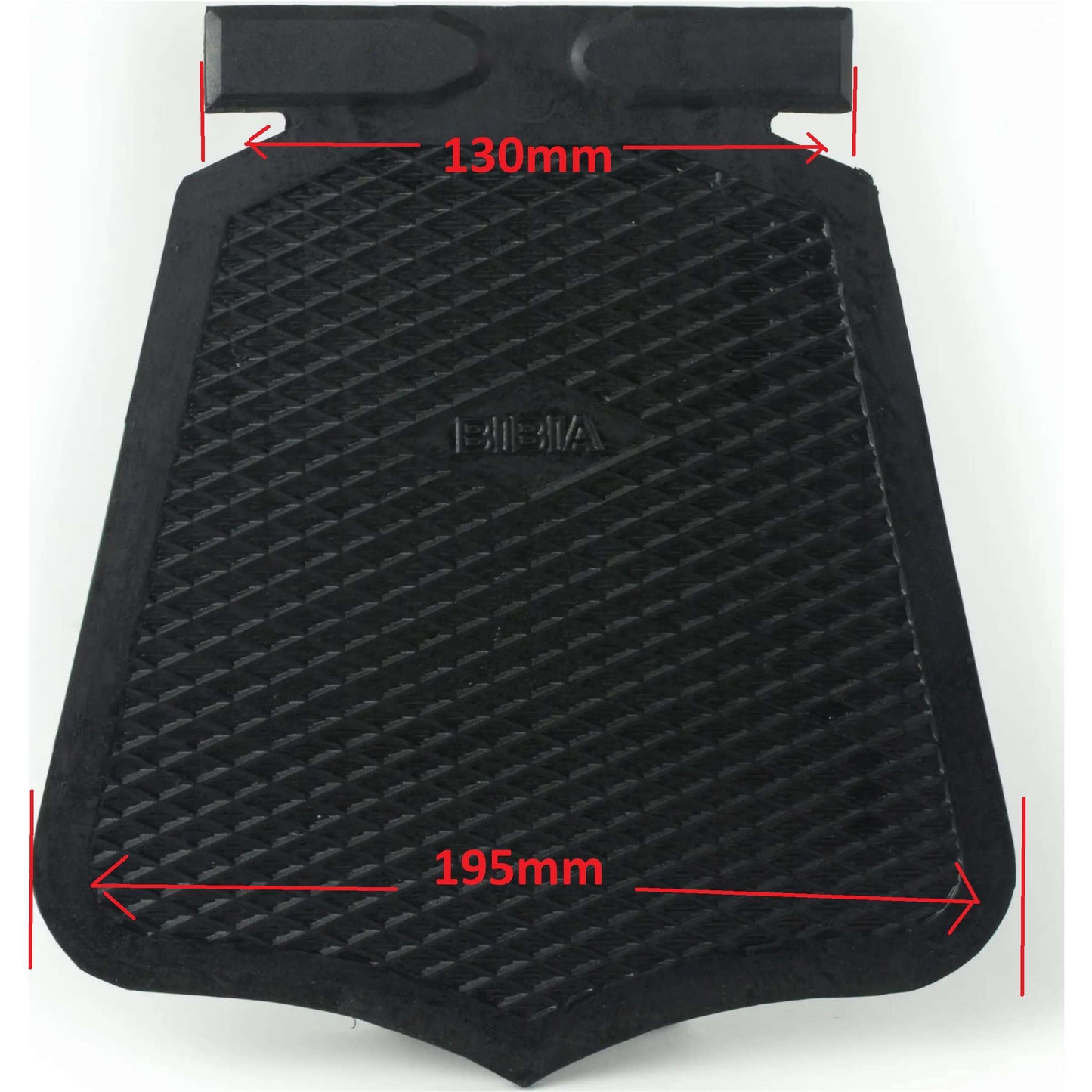 Mudflap Classic conversión 21 x 19 cm negro