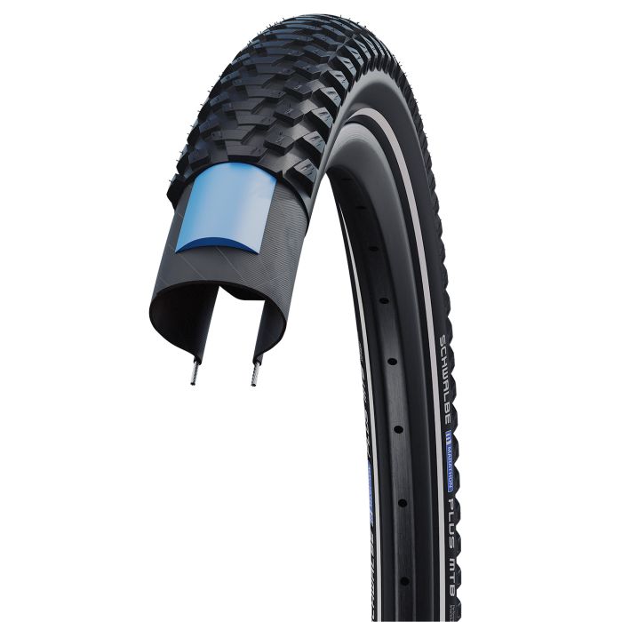 Schwalbe cubierta de alambre marathon plus mtb 57-584 +r negro