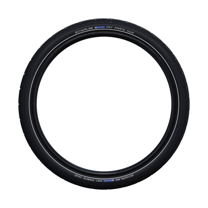 Schwalbe fat frank - cablato - sbc - k-guard - 26x2.35 - nero + reflex