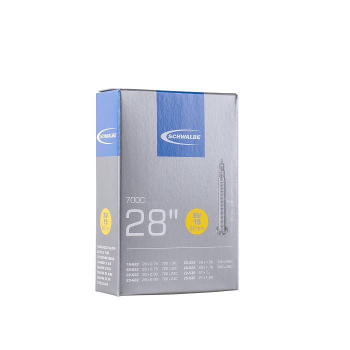 Cámara Schwalbe (sv15) - carretera - 28'' (18 28-622 630) - presta 60mm