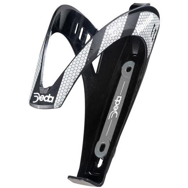 Deda Bidone Holder Gabbia Black con stampa grigia