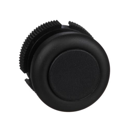 Pulsante Harmony rotondo nero con guarnizione in gomma | 10 pezzi