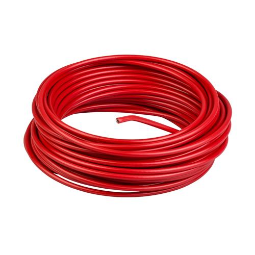 Cordoncino Preventa in filo d'acciaio rosso plasif. rotolo da 10,5 mt