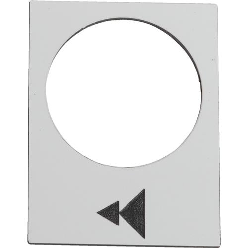 Etichetta Harmony nera 2xfreccia nera su | 10 pezzi