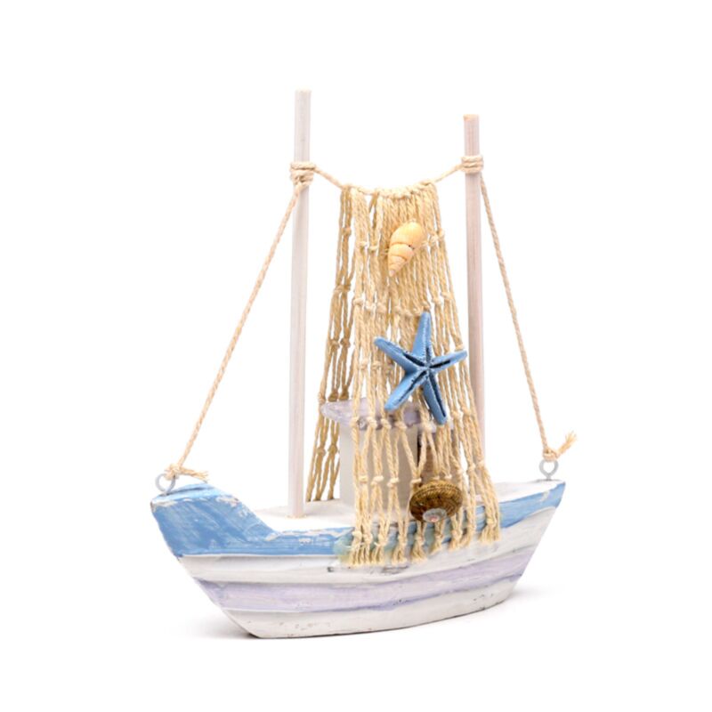Strand Souvenir - Sailboat Blauw Ster