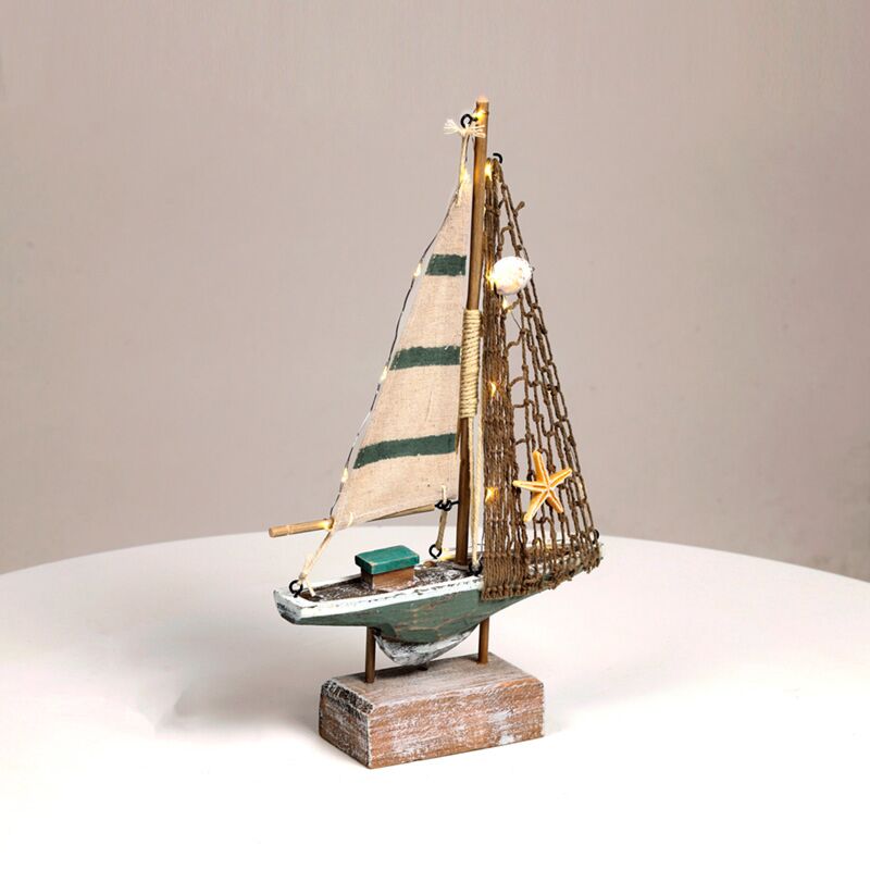 Strandsouvenir - luz LED de concha de velero