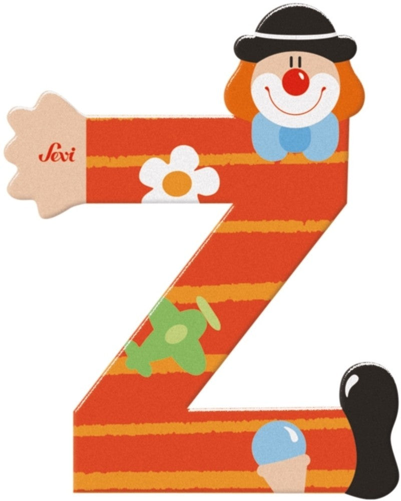 Sevi letra payaso z: 10 cm (81762)
