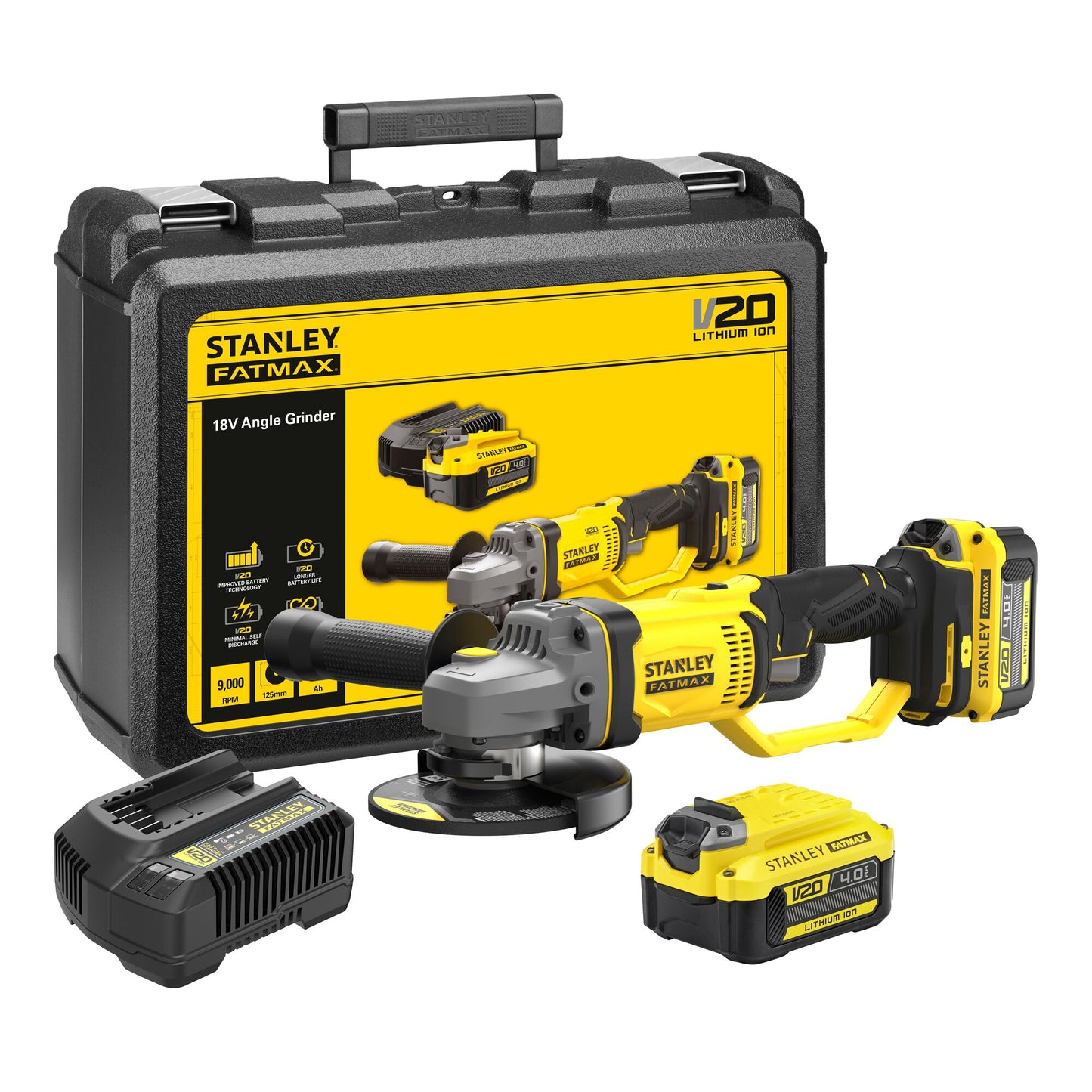 Smerigliatrice angolare Stanley FATMAX V20 18V