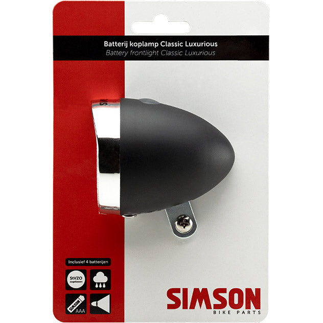 Simson Battery Headlight Classic Black Box a 10