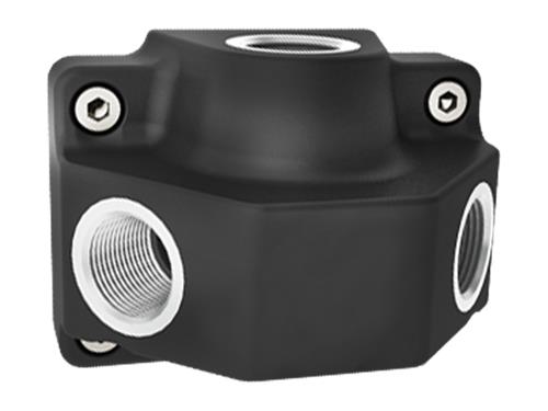 Piastra a muro Alusic ingresso:1x3 4 uscita:2x1 2