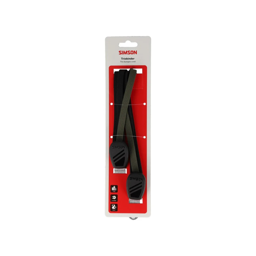 Carpeta trío Simson 71cm negro verde