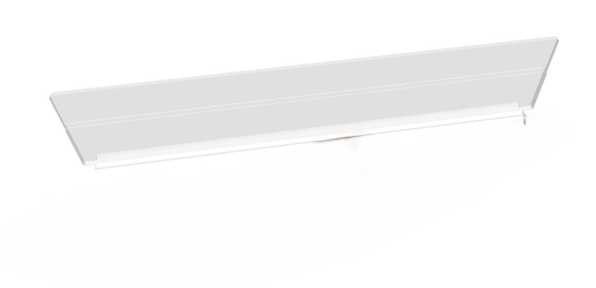 Divisore per ripiano liscio per divisore dentato 442x75mm
