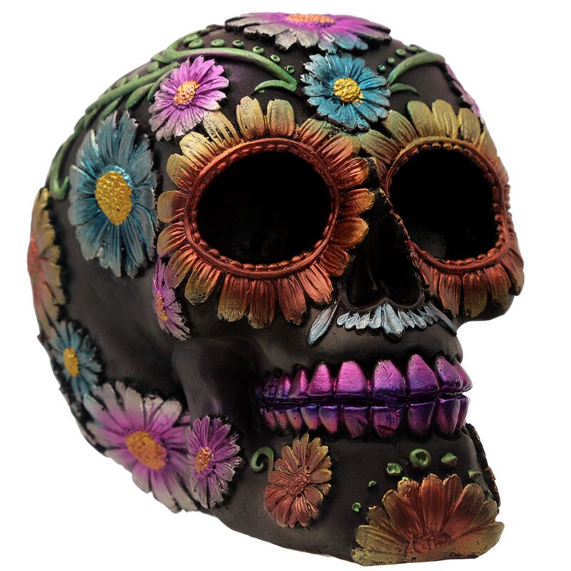 Dia de los Muertos Messican Death Head Margriet Housing Accessorio