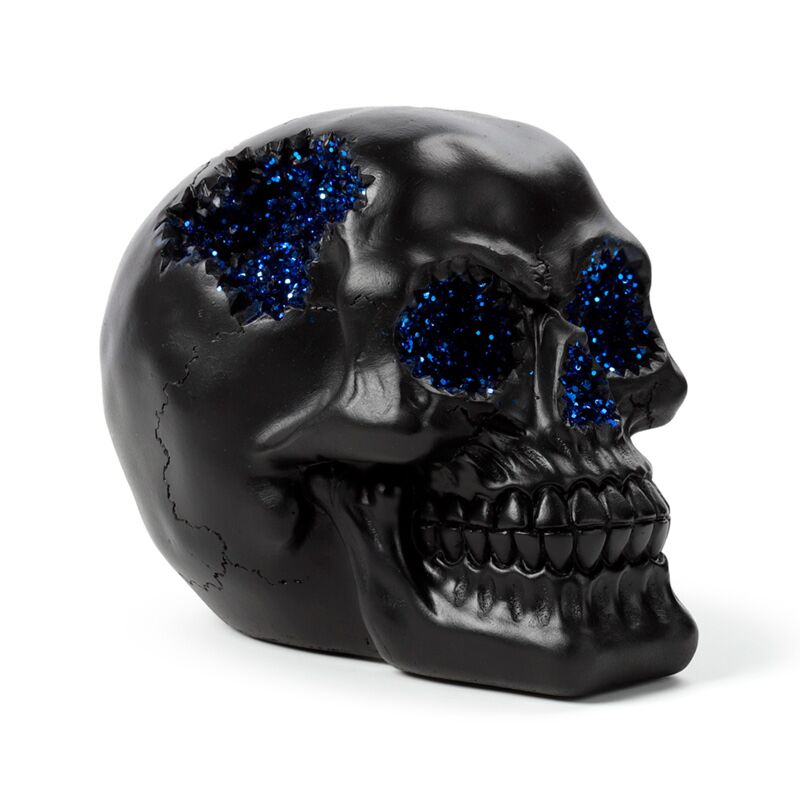 Accessorio per la casa del cranio della grotta di cristallo nero