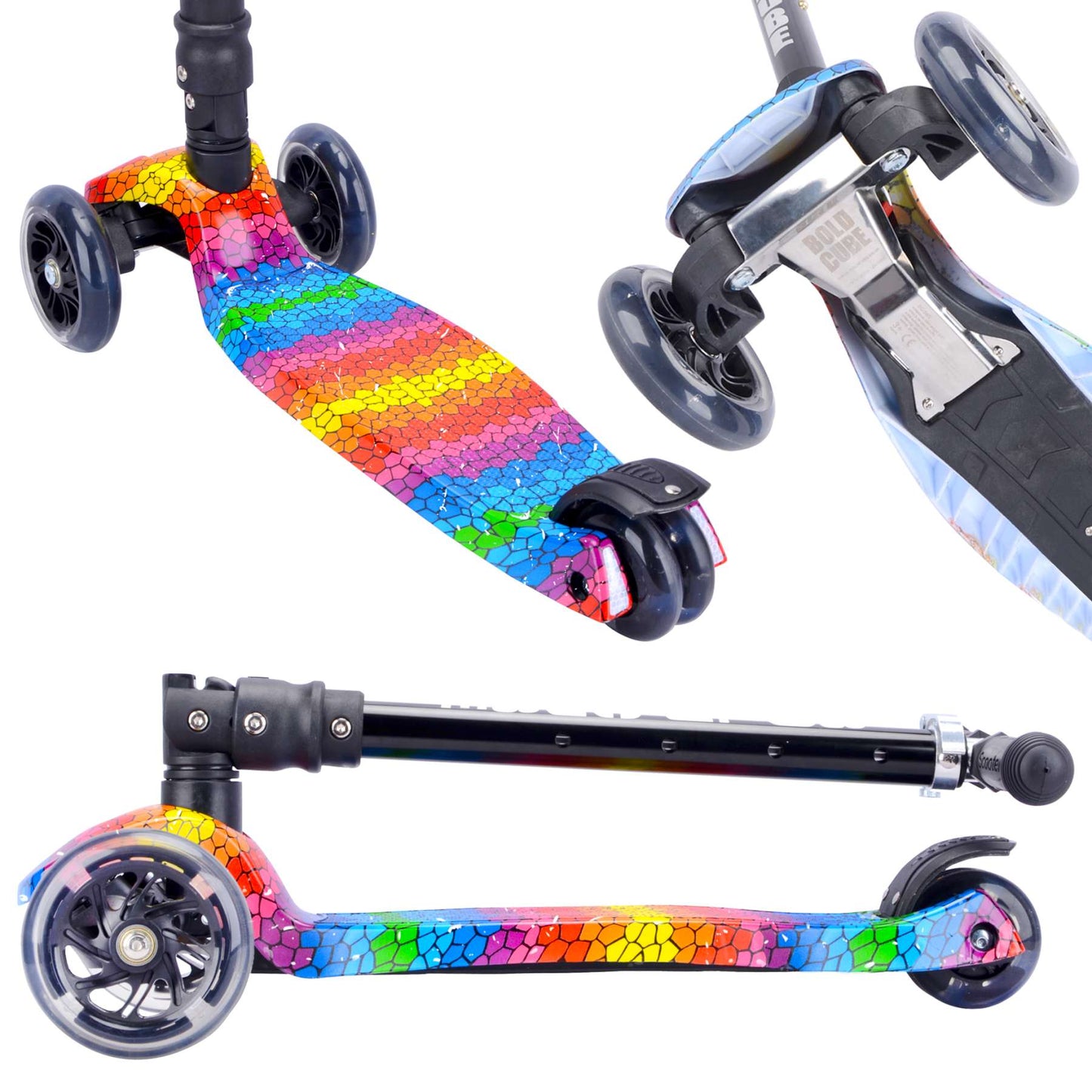 Boldcube grande scooter a tre ruote - cristallo Rubix