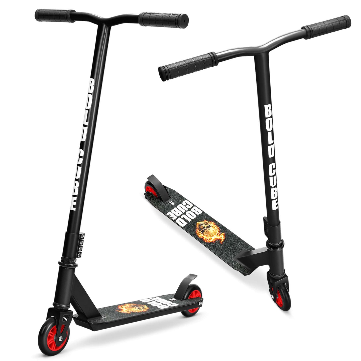 Patinete acrobático Boldcube - negro