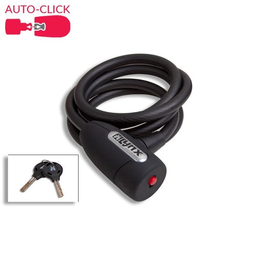 SMOKELYNX SPILAL CAVO BLOCCO DELLA SPIRO 150 CM BLACK CERTIFICATO