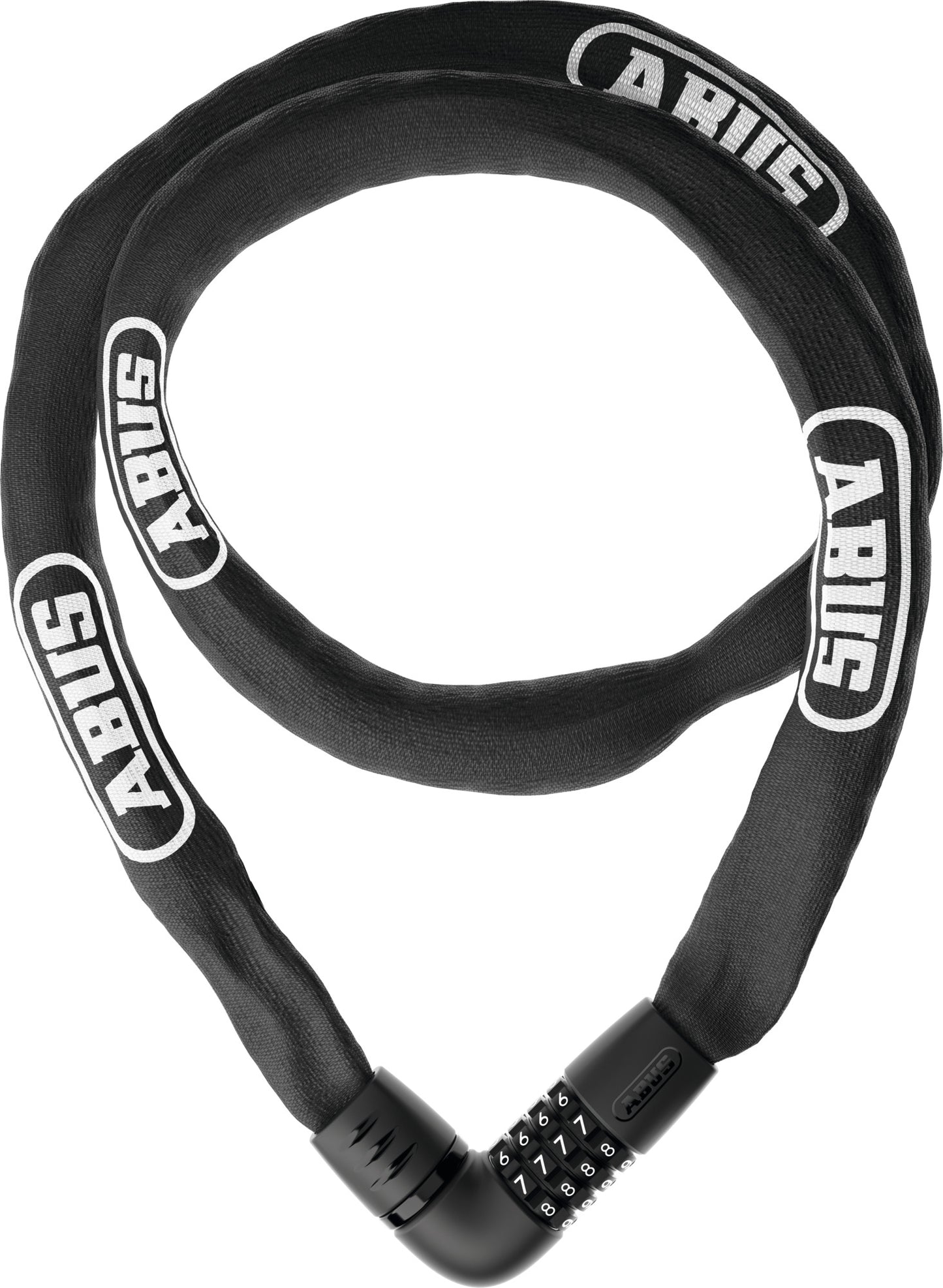 Abus candado de cadena code tresor 6807c 140 negro