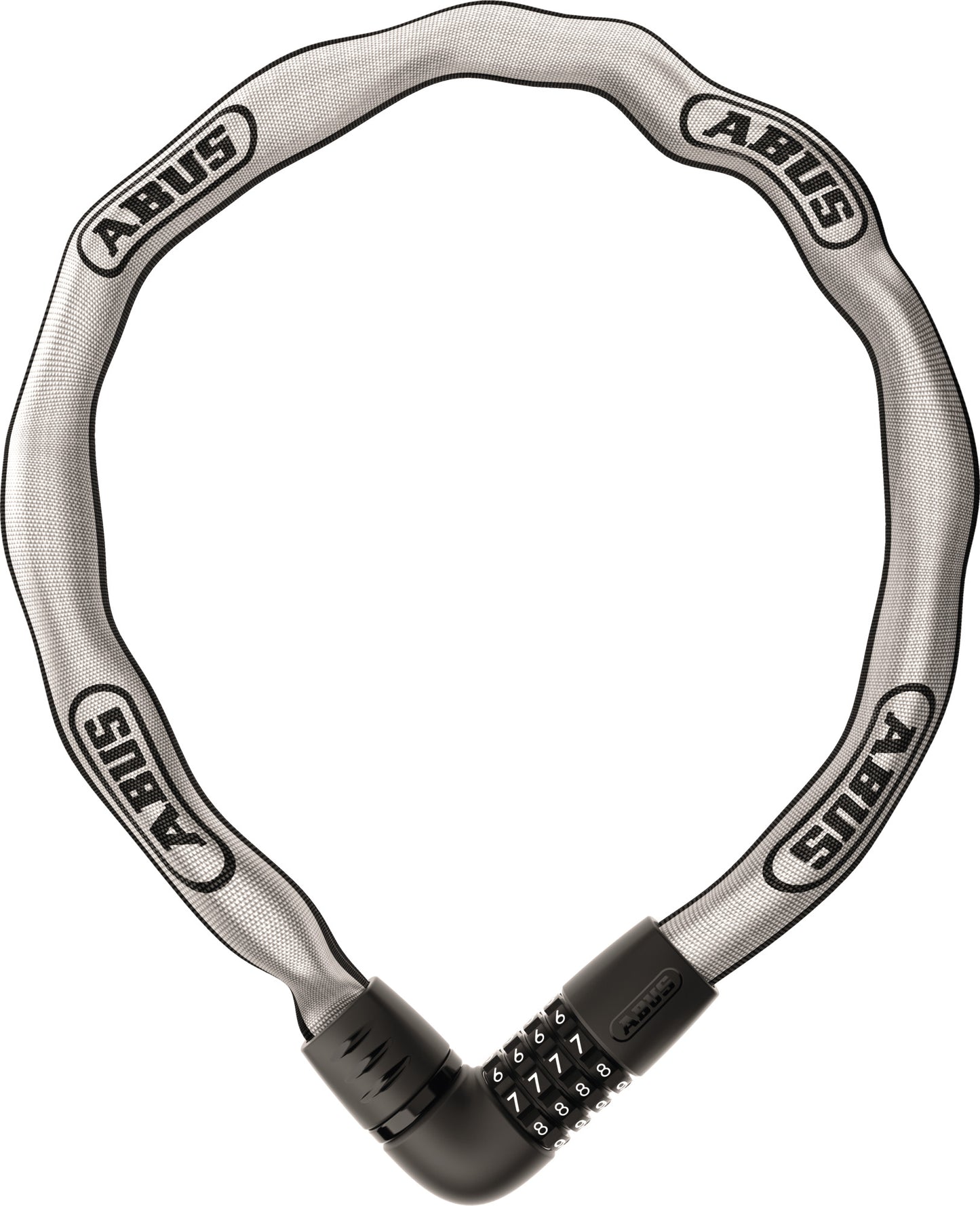 Lucchetto a catena Abus codice tresor 6807c 110 riflettente