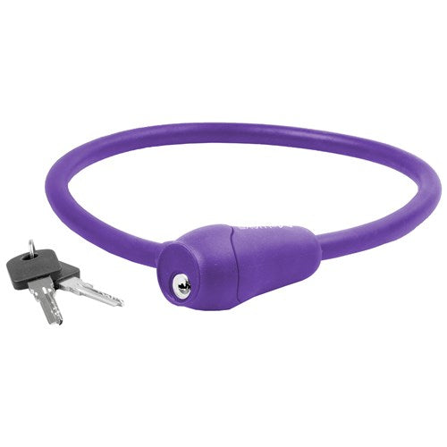 M-Wave M-Wave Cable Lock Silicona Purple 60 cm12 mm