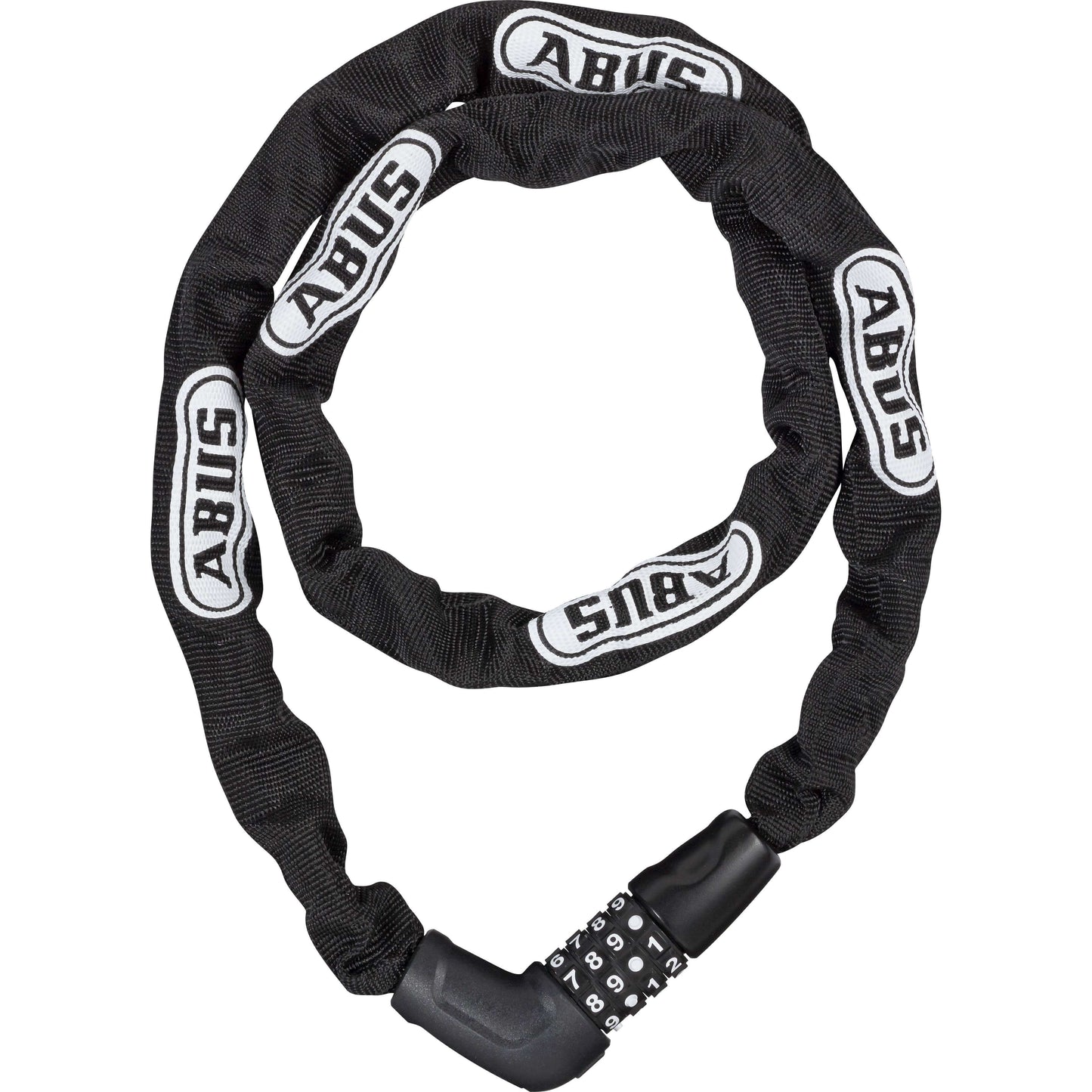 Bloqueo de la cadena de números de abus 5805C 75 Negro - 4 mm - 75 cm