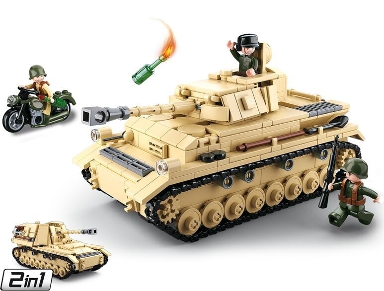 Tanque alemán de la segunda guerra mundial del ejército de Sluban (m38-b0693)