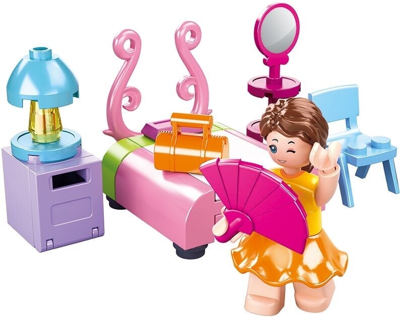 El dormitorio de ensueño de una niña Sluban (m38-b0800d)