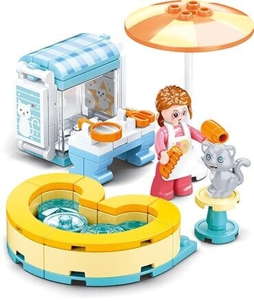 El spa para gatos de ensueño de la niña Sluban (m38-b0970c)