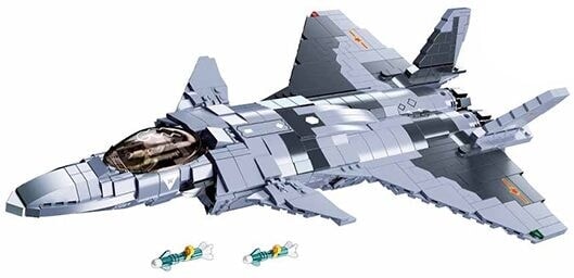 Aereo da caccia Sluban mighty dragon j-20: 926 pezzi (m38-b0931)