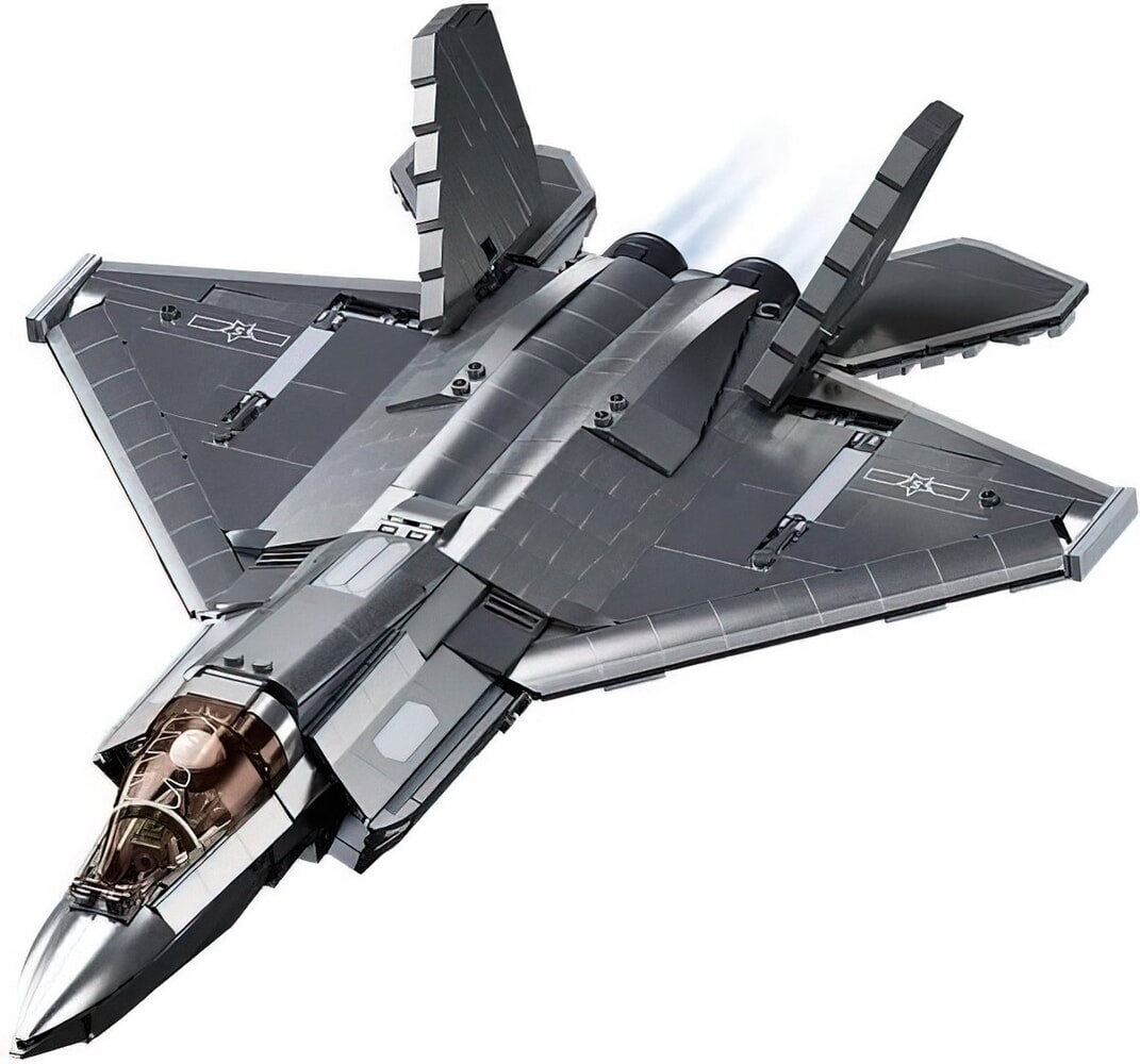 Versión con revestimiento metálico del avión furtivo Sluban j-35s (m38-b1186)
