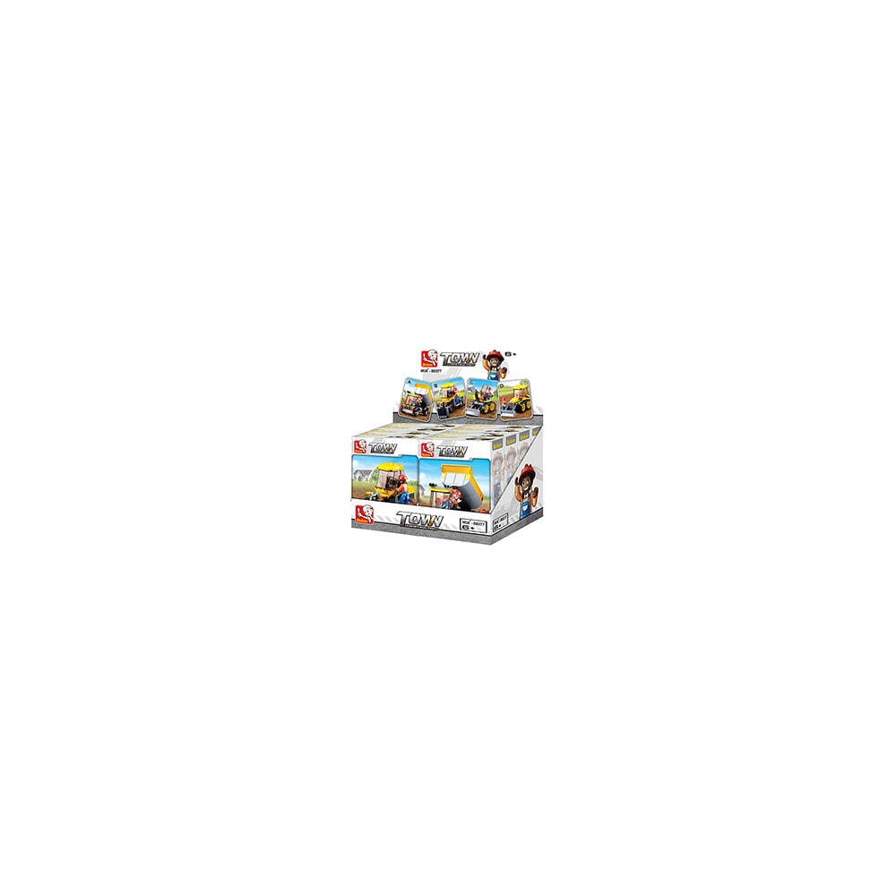 Espositore da costruzione Sluban 8 pezzi (m38-b0377)
