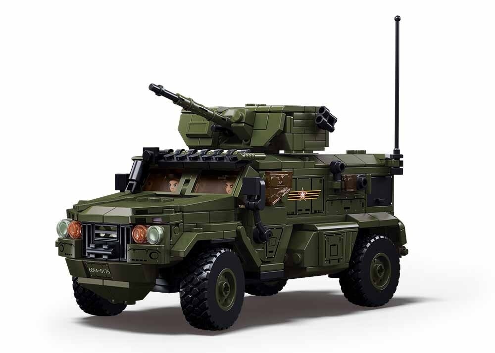 Vehículo de combate de asalto Typhoon de ladrillos modelo Sluban (M38-B1179)