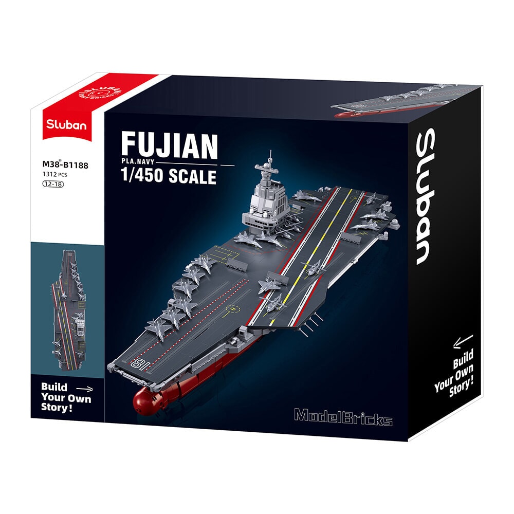 Ladrillos modelo Sluban Portaaviones Fujian (M38-B1188)