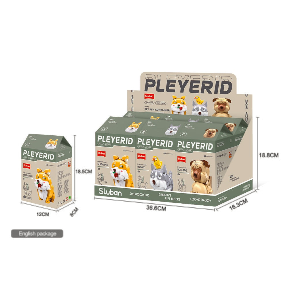 Portapenne per cani Sluban pleyerid 3 tipi 6 in una scatola pleyerid (m38-p8058)