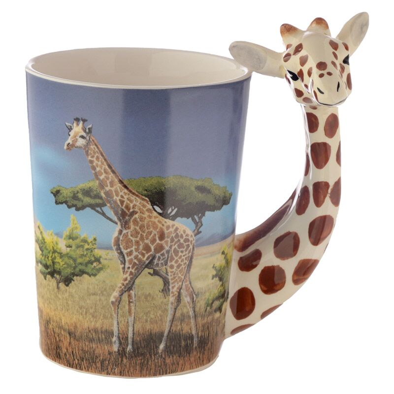 Jirafa - Taza de cerámica formada