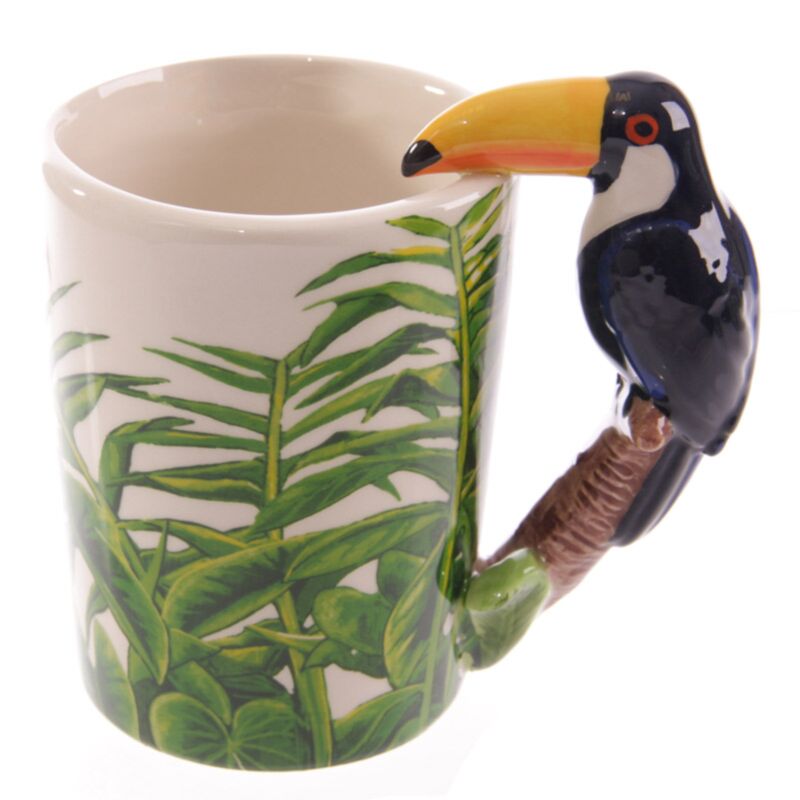 Toucan - tazza di ceramica a manico formati