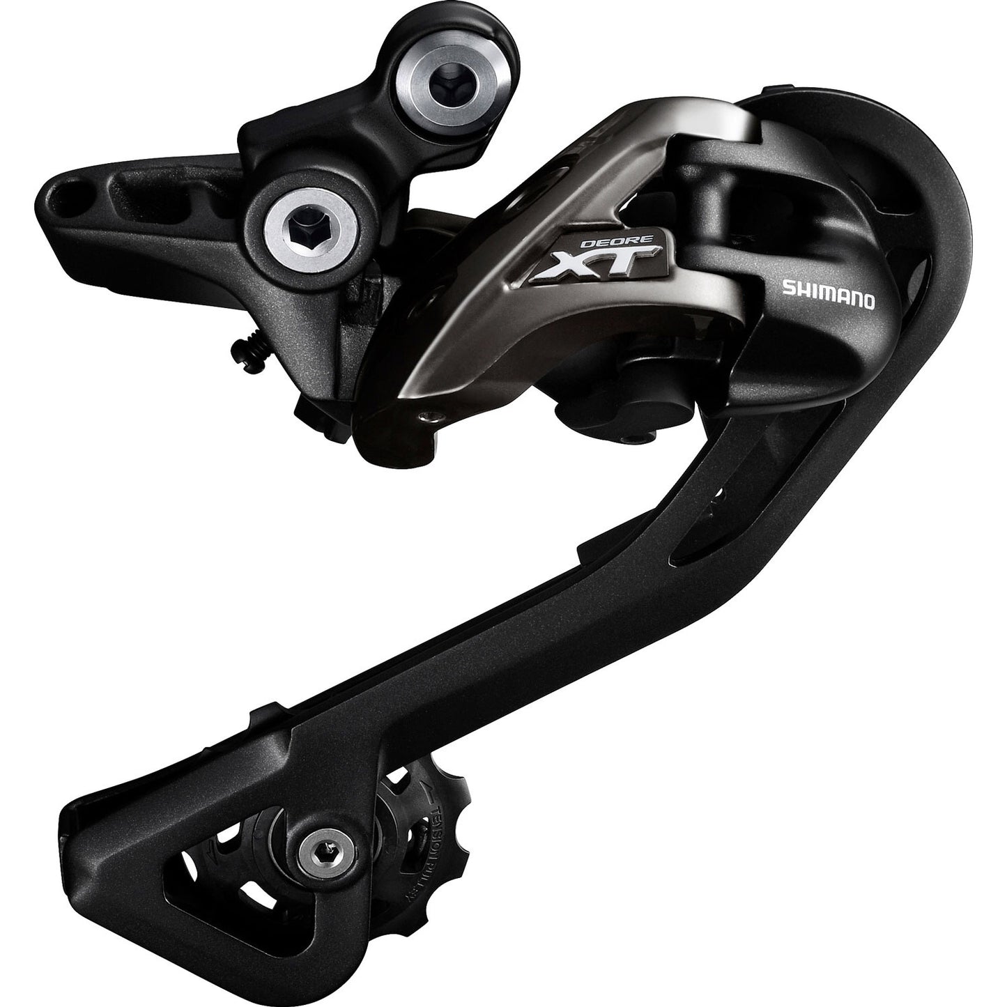 Shimano achter derailleur deore xt 10v rd-t8000 lange kooi zw.
