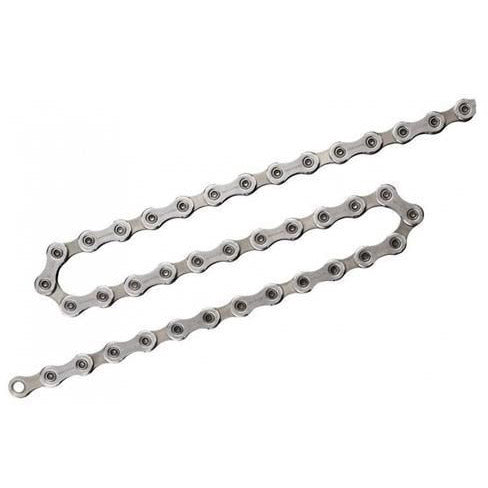 Stecche catena Shimano 10 11v 128l argento originale