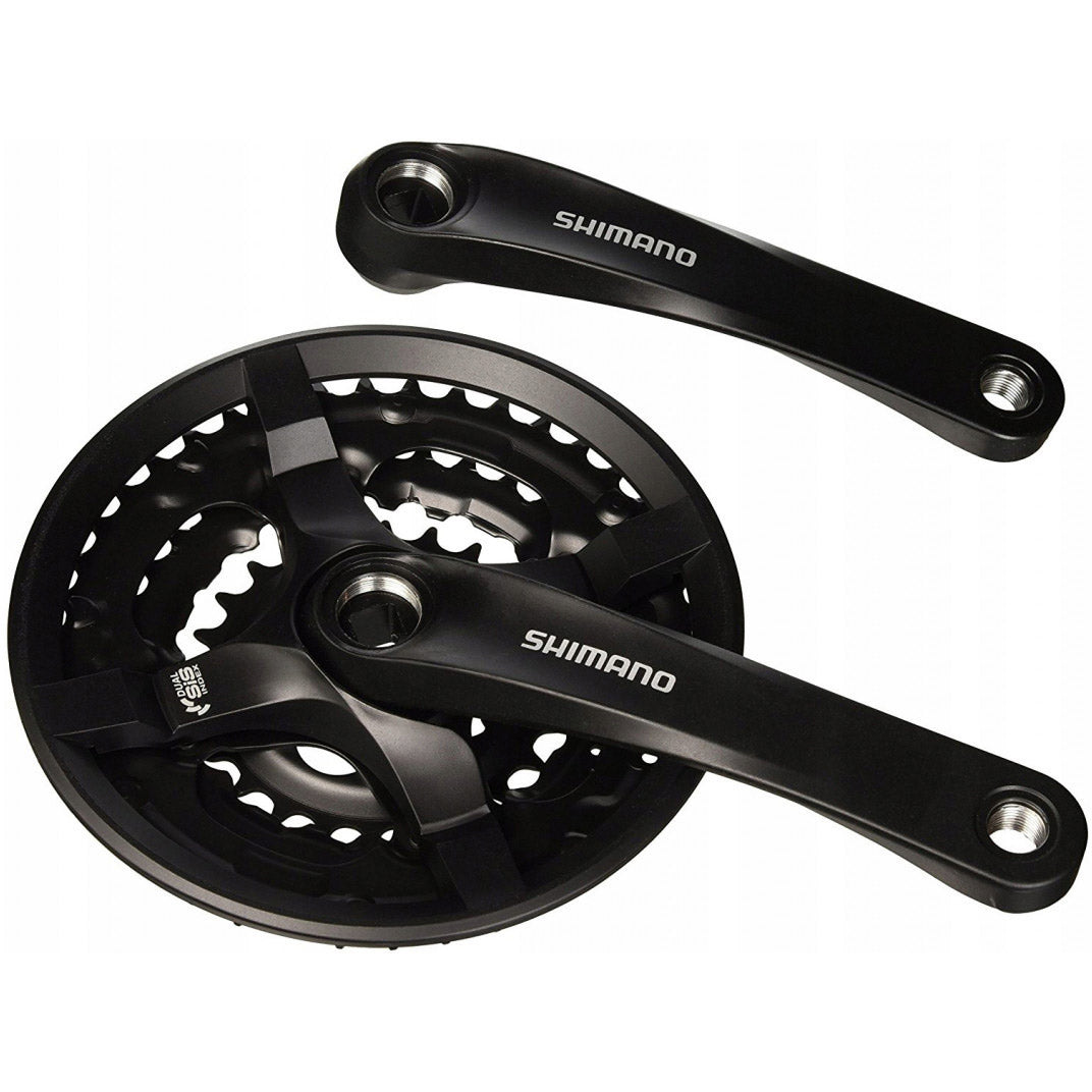 Shimano Cranket Tourney 7 8v 24 34 42t Chain Edge 170mm nero