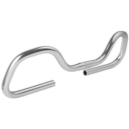 Manubrio farfalla Kalloy City Trekking Alluminio Ø25.4 x 595 mm - argento