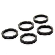 Bolsa Un anillo de llenado de cabeza de 5 bolas 1.1 8 espaciador negro de 5 mm
