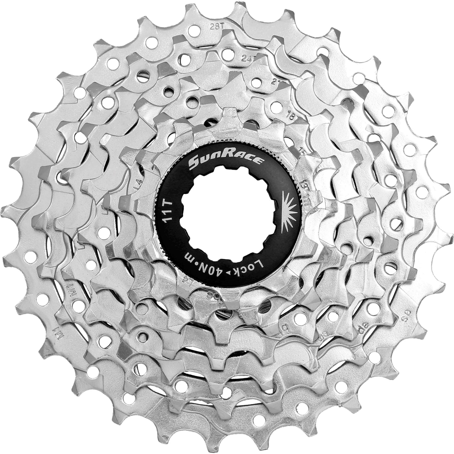 Cassetta Spanninga sunrace csm63 7v 11-28t alpacca (10pz)