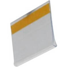 Porta della carta dei prezzi con striscia adesiva 4x6 cm