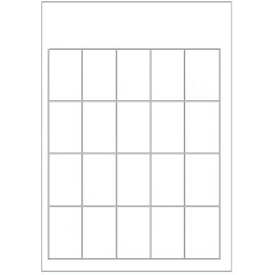 precio etiqueta a4 20 tarjetas por hoja