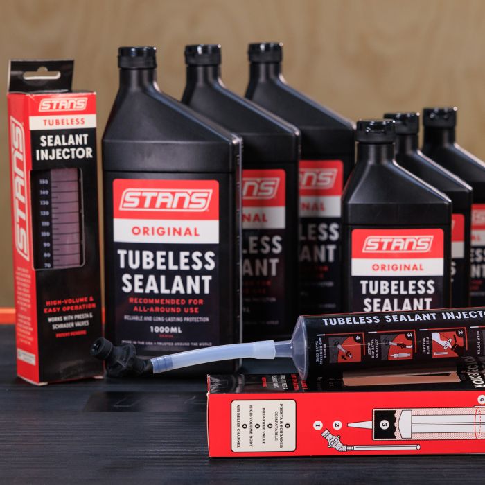 Stans notubes inyector de sellador sin cámara de stan