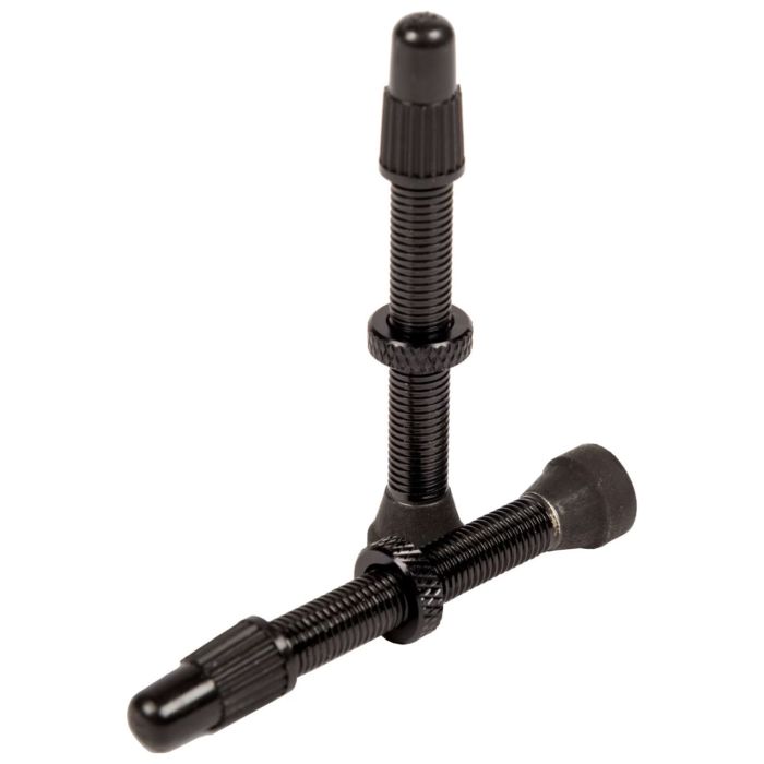 Stans stan's valve stem aluminium (shop pack - 10pcs) - universal, presta - black - 55mm