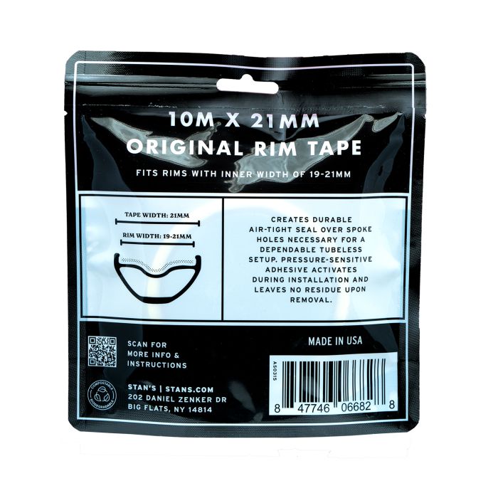 Nastro per cerchioni di Stan (10 m) - 21 mm